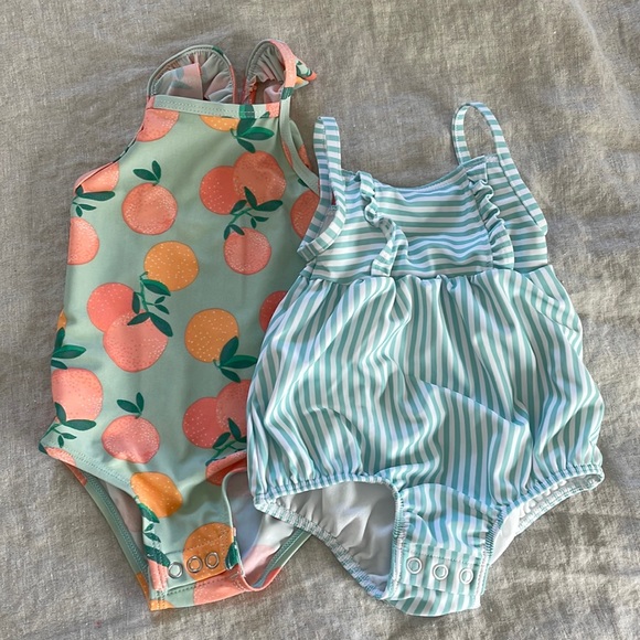 Carter's Swim Carters Baby Girl Swimsuit Lot Poshmark